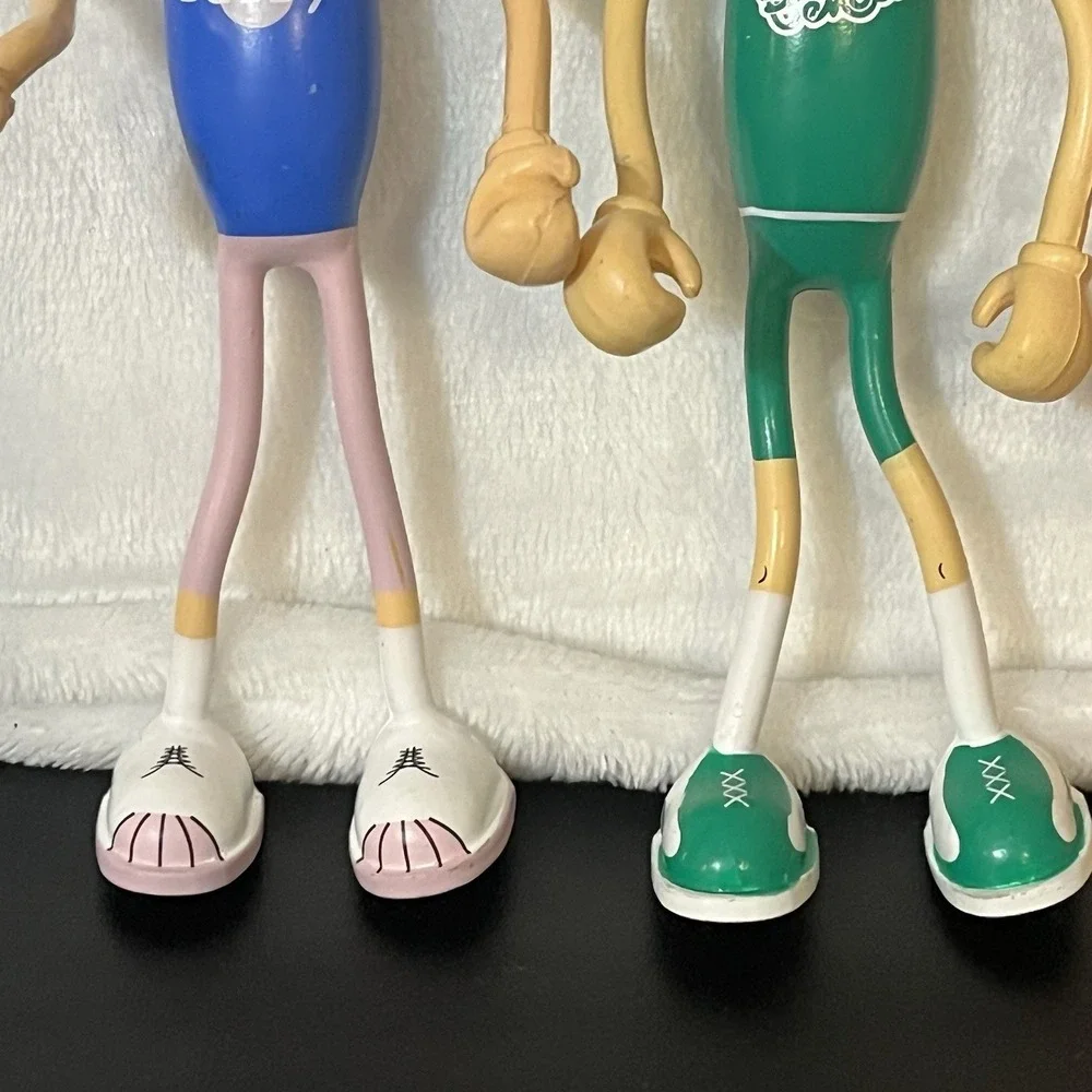 Kid Galaxy BENDOS Bendable 4 Figures Lot Swimming Basketball Camp Mindy Sassy